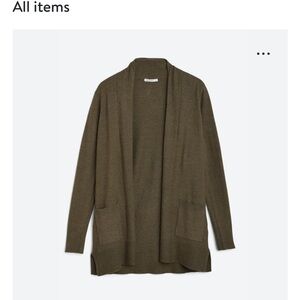 EUC Pink Clover Olive Green Women's Cardigan Sweater from Stitch Fix Medium